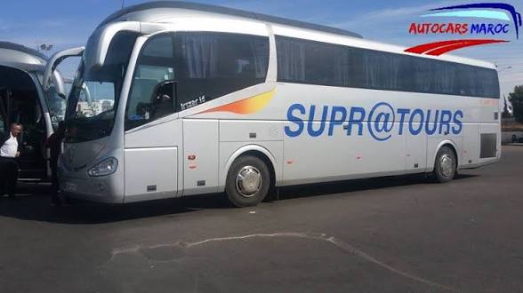 Supratours Bus Station in Merzouga, Morocco