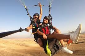 Paragliding in the Dunes of Erg Chebbi, Merzouga morocco 