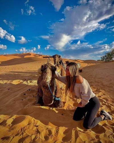 Woman Traveling Alone in Merzouga: Booking a Hostel Stay
