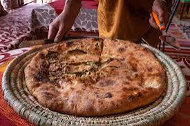 Berber Pizza A Popular Traditional Food in Rissani, Morocco