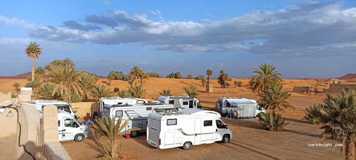 Merzouga camping in Morocco