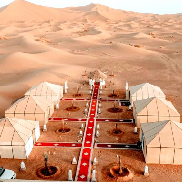 Camel Ride With Luxury Desert Camp in Merzouga, Morocco