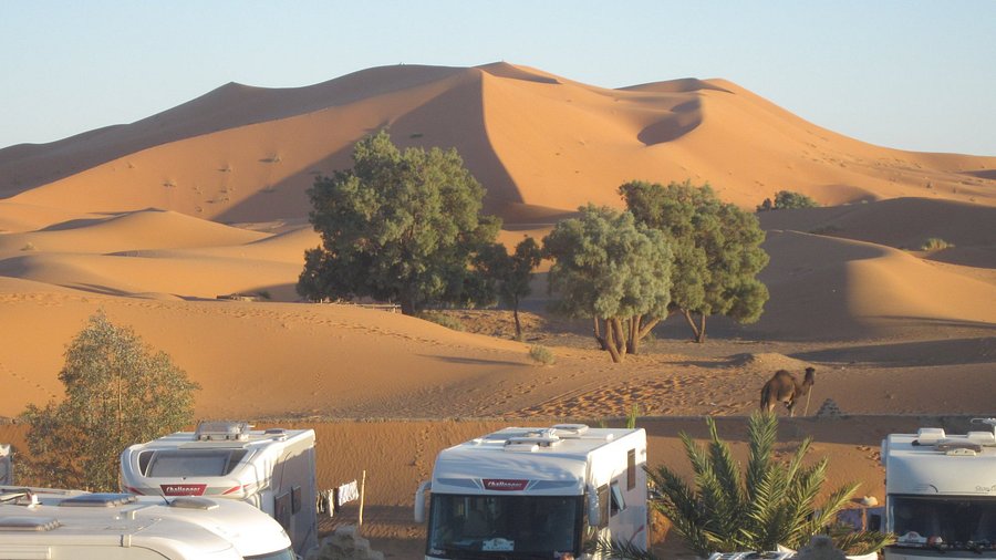 traveling by minivan best campsite in Merzouga morocco