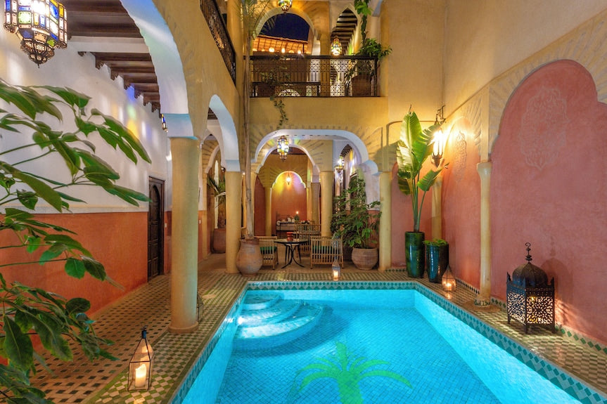 the best Marrakech hotels with indoor swimming pools