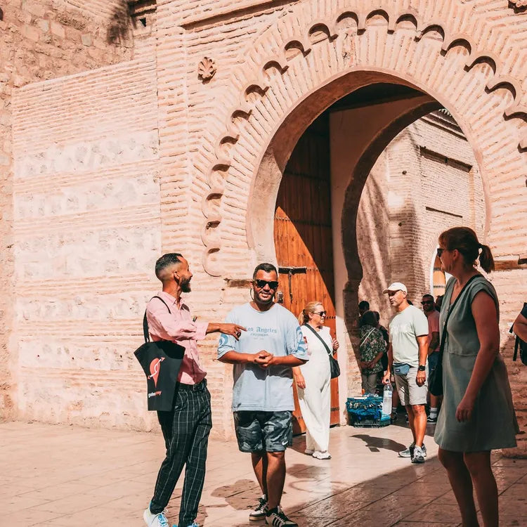 Marrakech on a guided walking tour through the heart of Morocco’s
