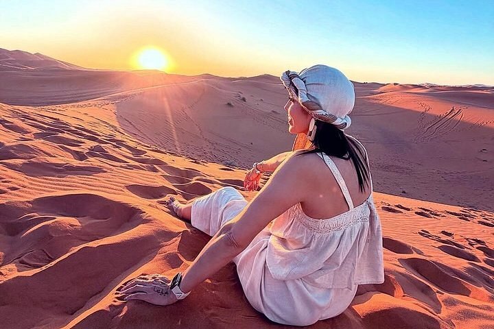 Walking Trip at Sunset in the Erg Chebbi Dunes, Merzouga, Morocco
