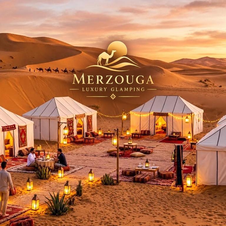 Luxury Desert Camp Merzouga Camel Trekking Dinner Breakfast Included