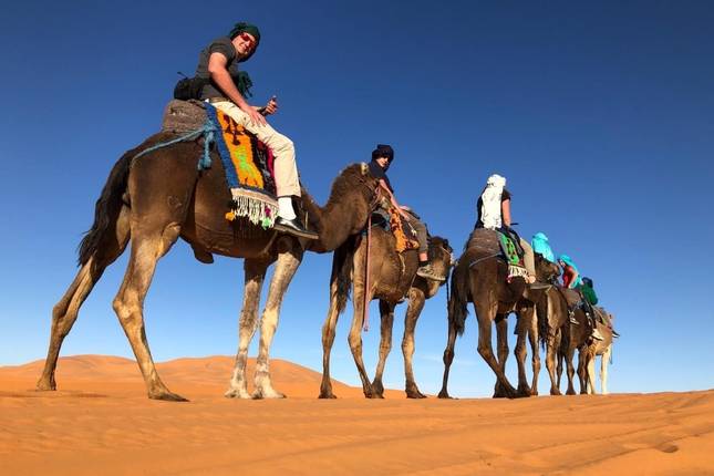 Morocco Merzouga Overnight Camel Trekking Itinerary