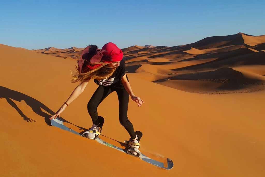 Sandboarding Activity Tour by 4x4 Around Merzouga