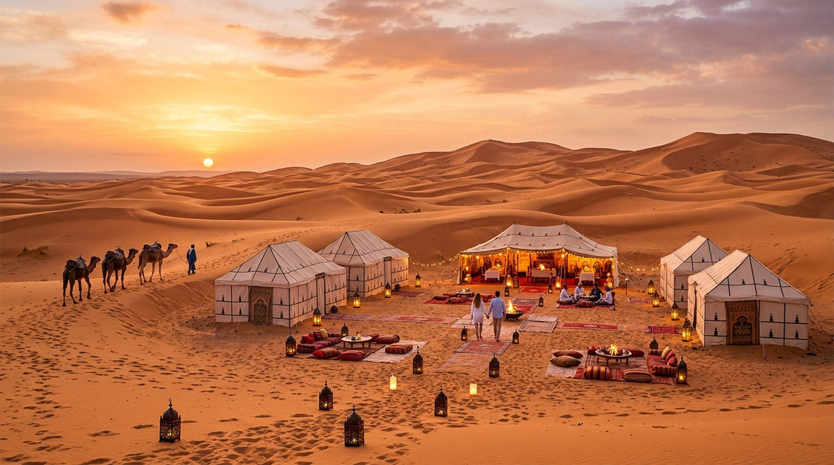 Experience Luxury in the Heart of the Sahara: Your Guide to Zagora Sahara Desert Luxury Camp - Zagora, Sahara Desert luxury camp