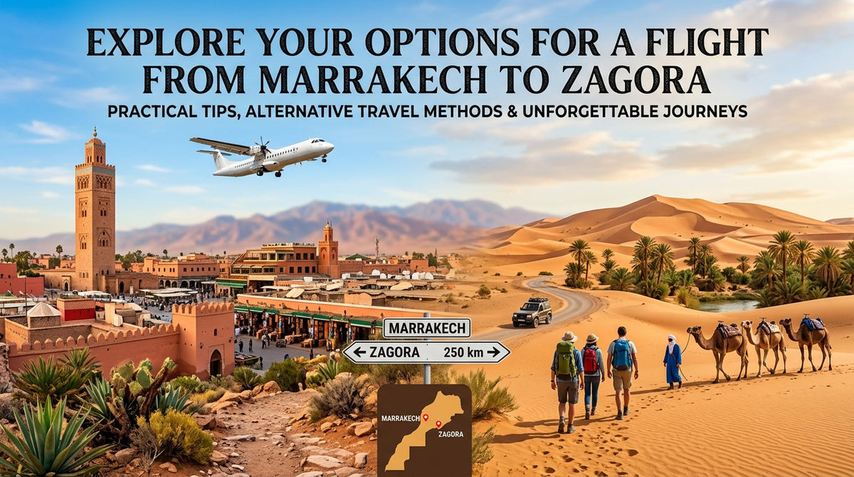 Your Complete Guide to the Flight from Marrakech to Zagora, Morocco - flight from marrakech,to zagora,Morocco
