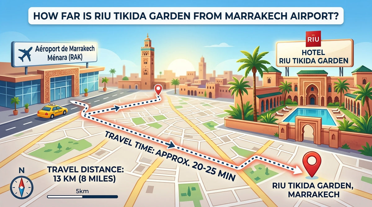 Ultimate Guide: How Far Is Riu Tikida Garden from the Airport? Get the Details Here! - How far is Riu Tikida Garden, from the airport