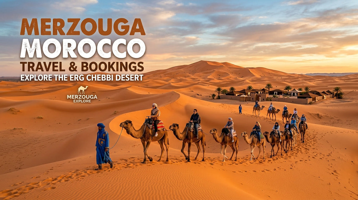 Atlas Mountains, Ait Benhaddou, and the golden Erg Chebbi Dunes