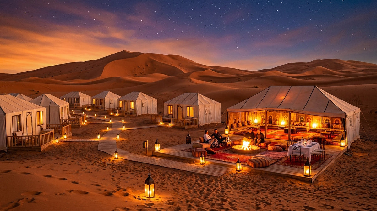 Experience the Ultimate Desert Retreat: Luxury Camp Provides Top Accommodations in Merzouga - Luxury Camp,provides,accommodations in Merzouga