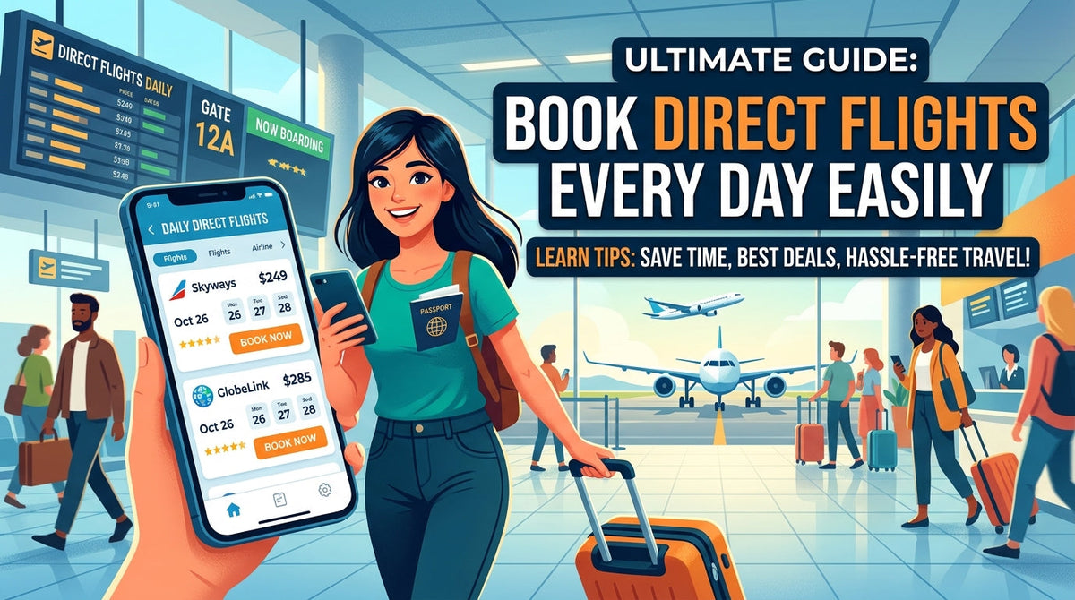The Ultimate Guide to Book Tickets for Direct Flights Every Day - Book tickets,Direct flights,every day