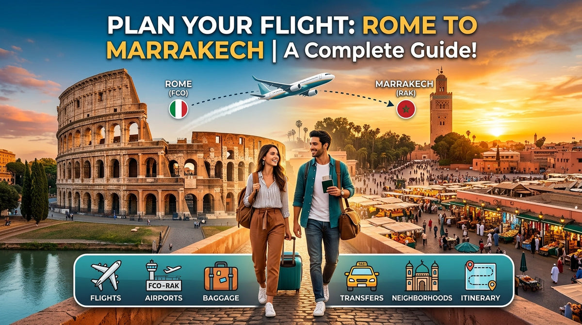 Flight from Rome to Marrakech: A Practical Planning Guide - Flight from Rome to Marrakech