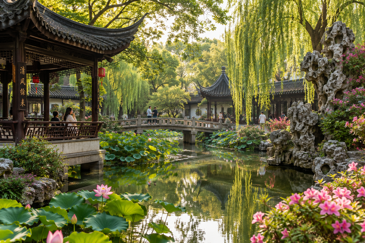 Discover the beauty of Shanghai Garden