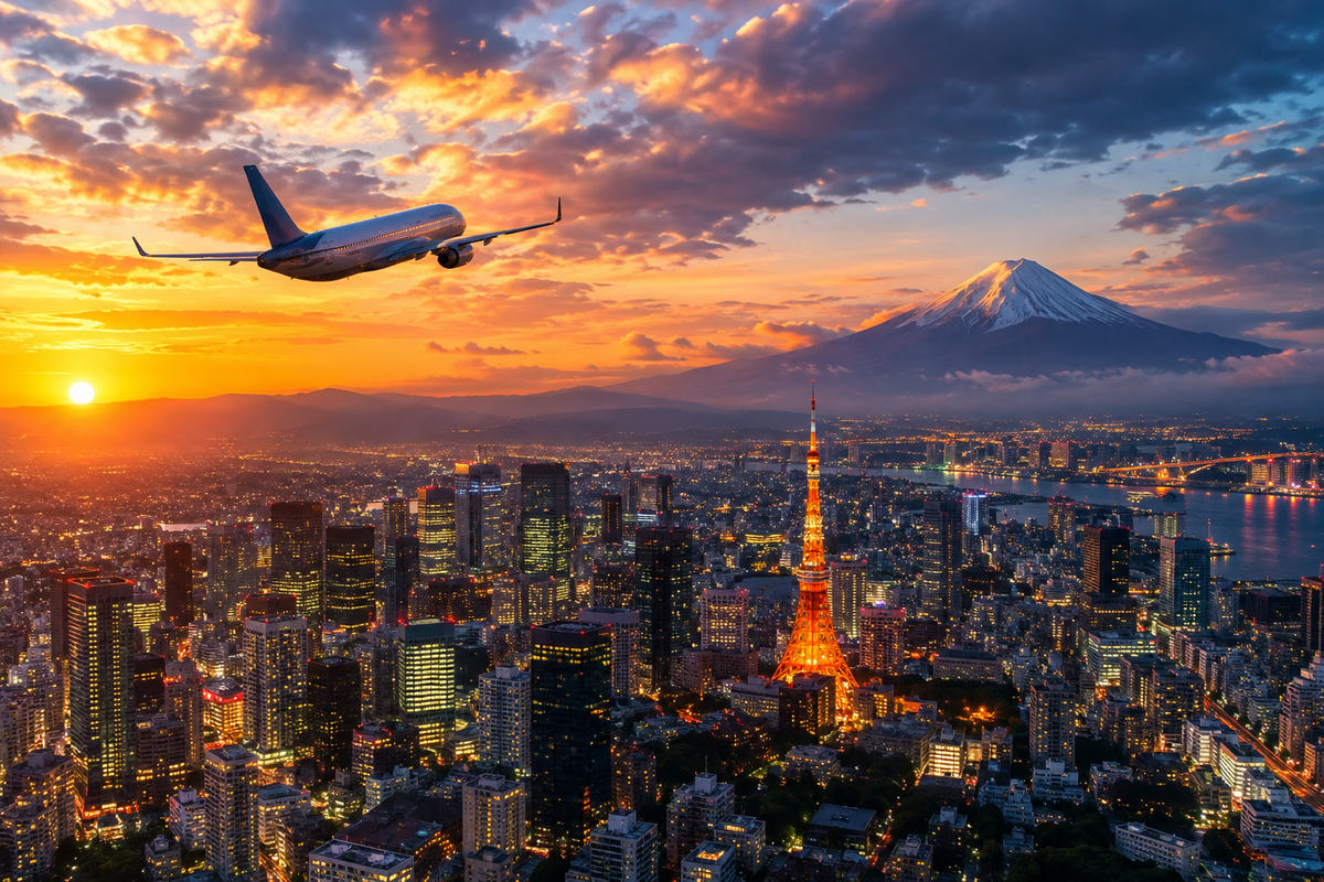 Cheapest City to Fly to Japan From the USA
