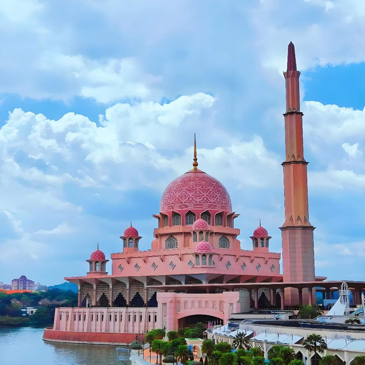 1 Day Tour to Batu Caves Putra Mosque Putrajaya Lake