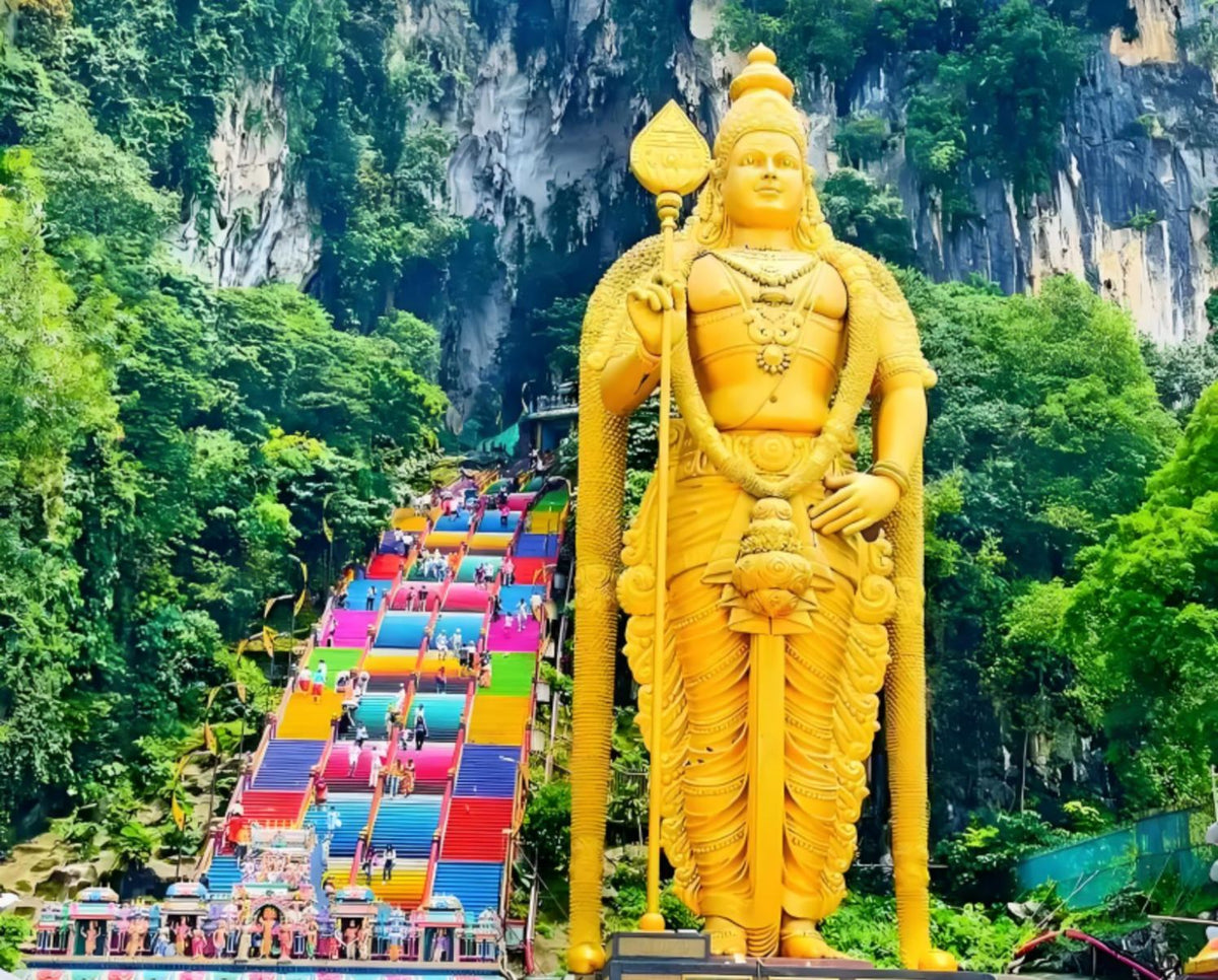 1 Day Tour to Batu Caves Putra Mosque Putrajaya Lake