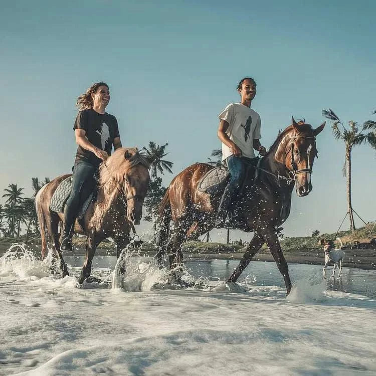 Horseback Riding Experience at Bali's Black Sand Beach