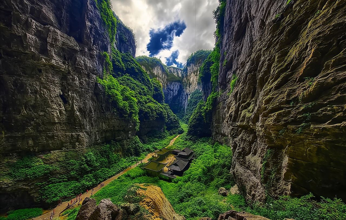 Gorge Wujiang River Day Trip Boat Tour for Up to 8 People