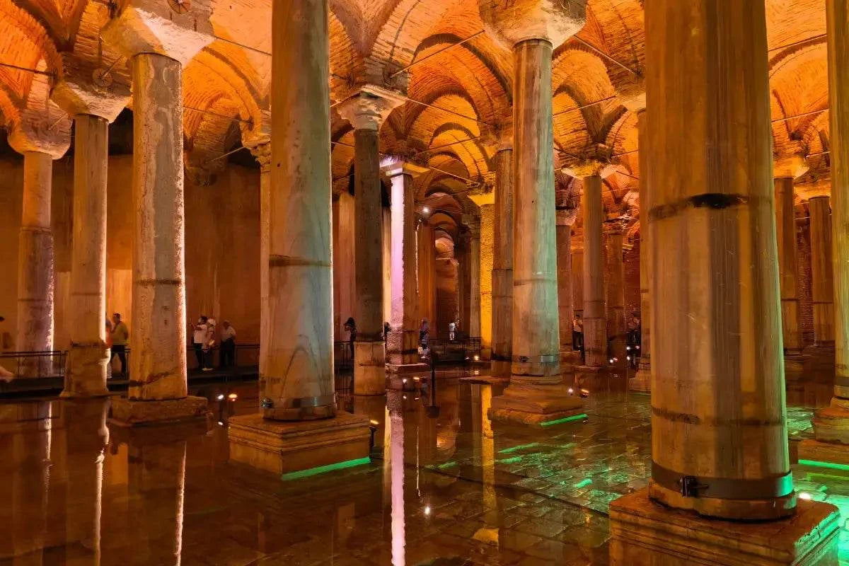 Basilica Cistern Tour in Istanbul Turkey