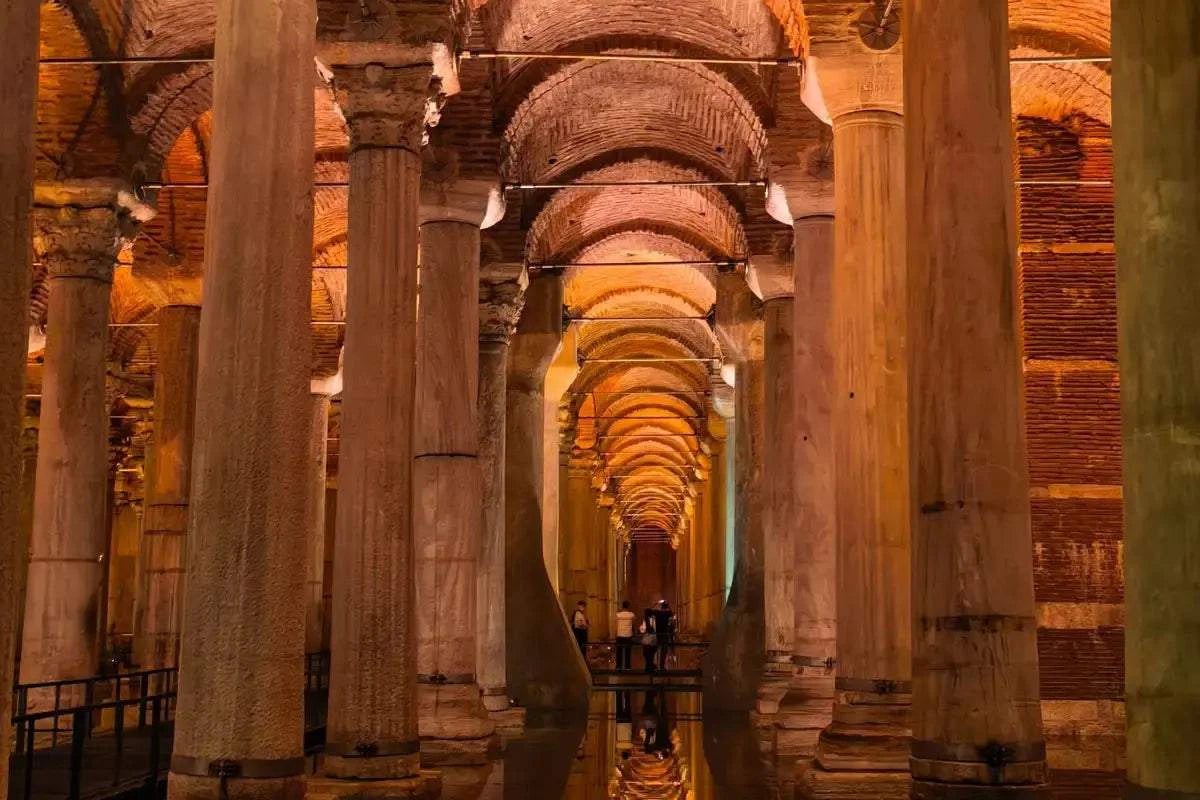 Basilica Cistern Tour in Istanbul Turkey