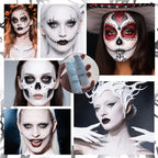 1pc/2PCSWhite Liquid Foundation for Halloween Goth Makeup