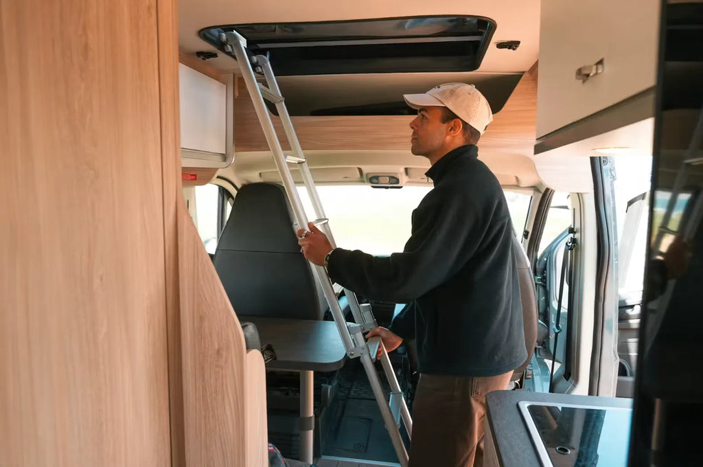 Campervan Rental in Norway seating and sleeping for up to 4 people