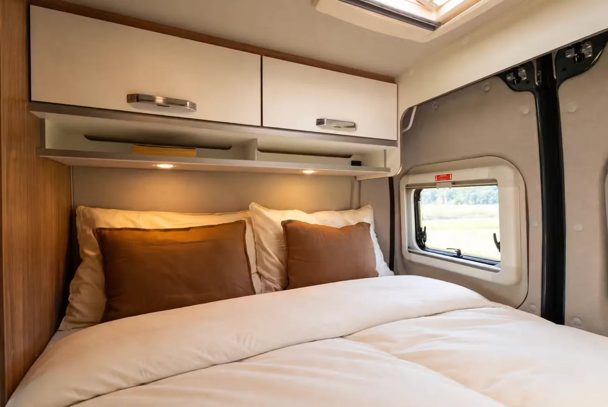 Campervan Rental in Norway seating and sleeping for up to 4 people