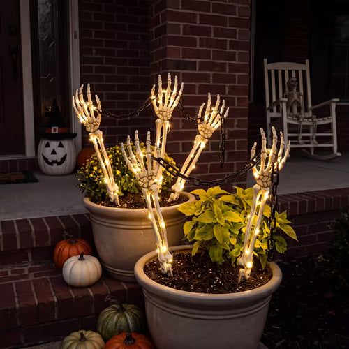 3 pcs hallaoween Artificial Hand Bones Outdoor Decorative