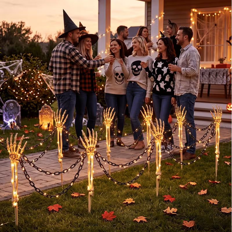 3 pcs hallaoween Artificial Hand Bones Outdoor Decorative