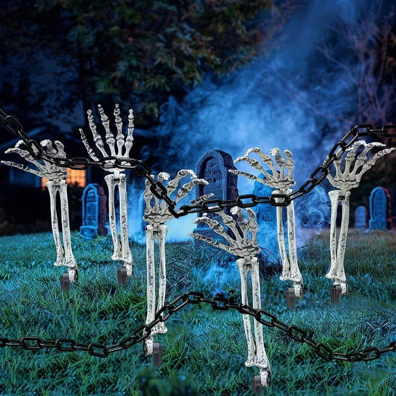 3 pcs hallaoween Artificial Hand Bones Outdoor Decorative
