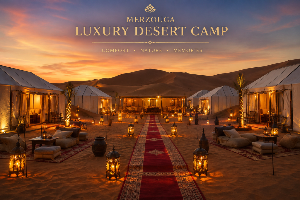 Merzouga Overnight Luxury Sahara Desert Camp