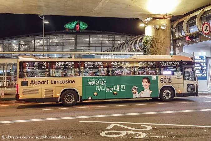 South Korea Incheon Airport bus ticket Seoul city hotel