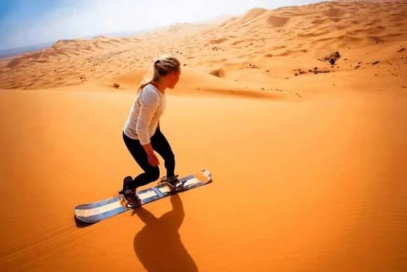 Merzouga Sandboarding in the Sahara Desert