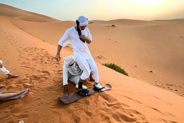 Merzouga Sandboarding in the Sahara Desert