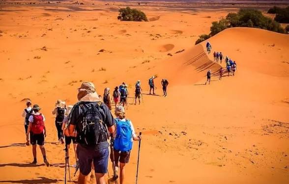 Trekking in Merzouga Dunes: A Sahara Desert