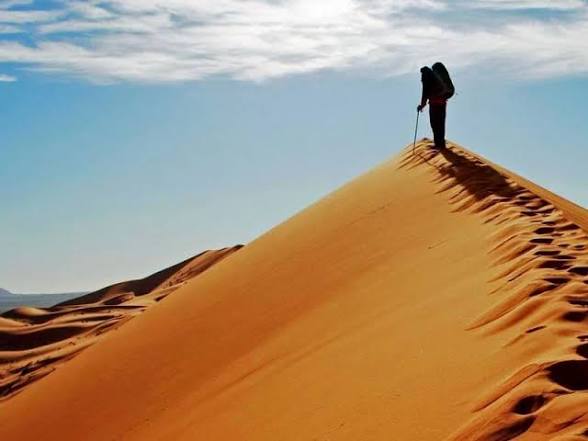 Trekking in Merzouga Dunes: A Sahara Desert