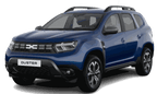 Blue compact SUV with black accents and roof rails, modern design and bold front grille for Luxury Car Rental in Merzouga.