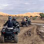 quad bike ride across the Merzouga dunes.